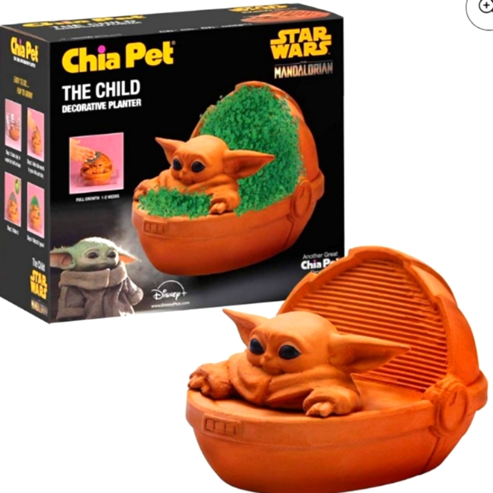 Chia Pet The Child Mandalorian Limited Edition New in Box.